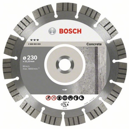 Диамантен диск BOSCH за бетон Ф230х22.23 Best for Concrete