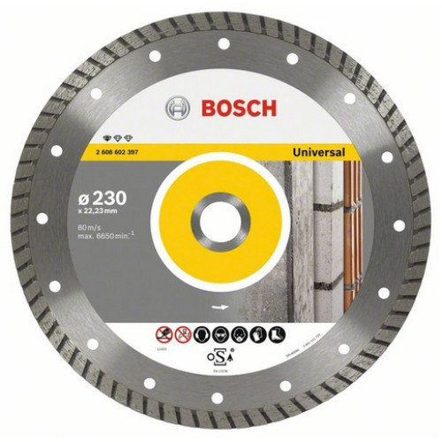Диамантен диск BOSCH за строителни работи Ф300х22.23 Standard for Universal Turbo