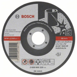 Карбофлексов диск BOSCH за рязане на inox Ф115х1 Карбофлексов диск BOSCH за рязане на inox Ф115х1