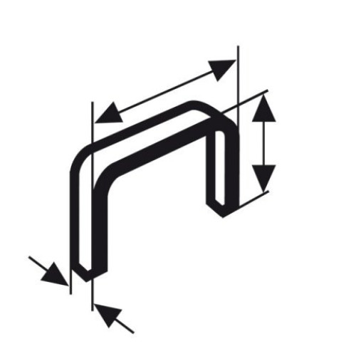 Кламери телбод 12/10 BOSCH - 1000 бр. Кламери телбод 12/10 BOSCH - 1000 бр.