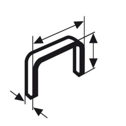 Кламери телбод 18/10 BOSCH -1000 бр. Кламери телбод 18/10 BOSCH -1000 бр.